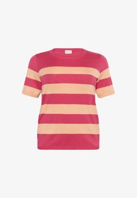 Non sélectionné, rasberry peach wide stripe