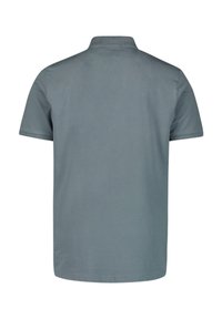 Korte mouw polo-shirt in lichtgrijs, gemaakt van glad katoen. Beschikt over een klassieke kraag en een rechte zoom zonder zichtbare logo's.