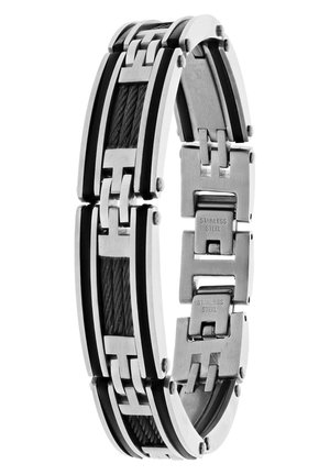 MET ACCENTEN EN KABELS - Bracelet - silver-coloured