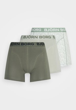 STRETCH BOXER 3 PACK - Μποξεράκια - khaki/grey