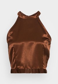 VILA VITONE HIGHNECK - Top - chocolate fondant