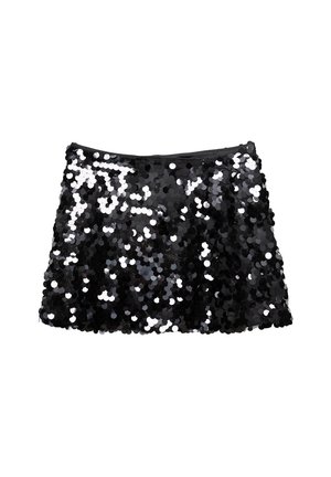 SEQUINNED - Short - black