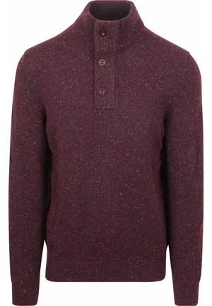 MOCKER PULLOVER - Strickpullover - bordeaux/rood