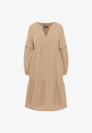DreiMaster, DREIMASTER MIDIKLEID - Freizeitkleid - steinbeige