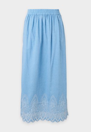 ONLY Tall, ONLTULUM MAXI SKIRT - Maxirock - blue/white