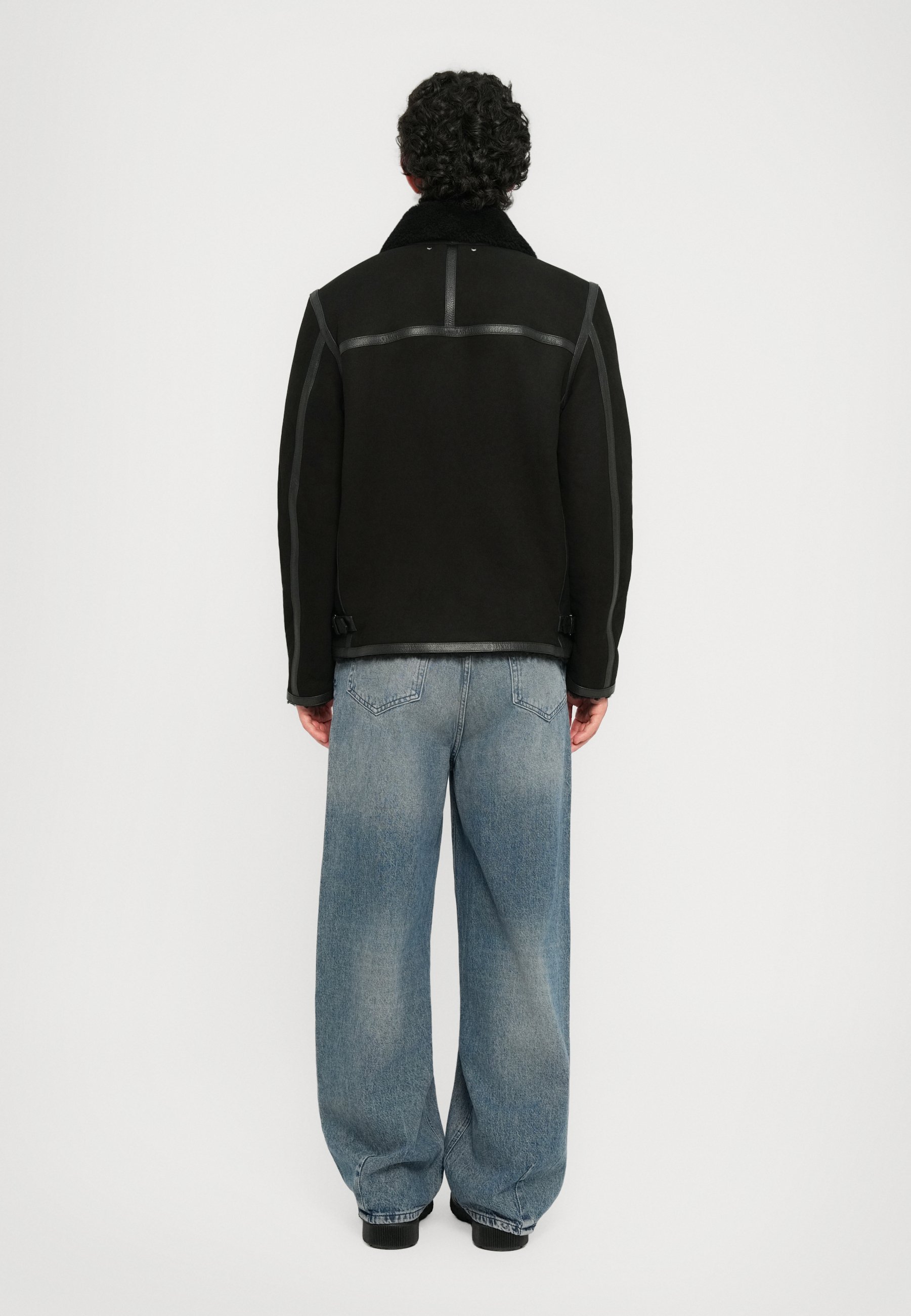 PS Paul Smith JACKET - Leather jacket - black - Zalando.co.uk