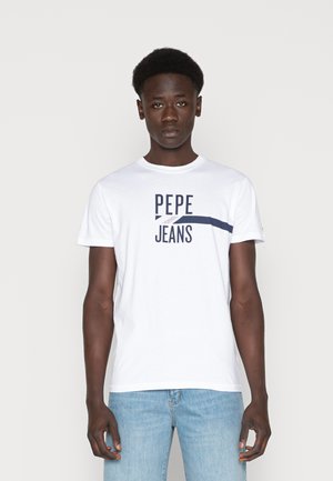 SHELBY - T-shirt z nadrukiem - white