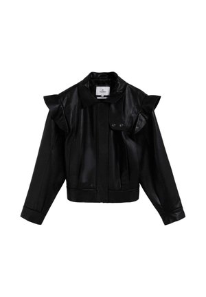 Chaqueta de cuero - black