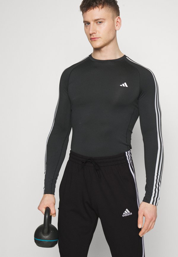 ESSENTIALS SINGLE TAPERED OPEN HEM 3 STRIPES PANTS - Tracksuit bottoms2