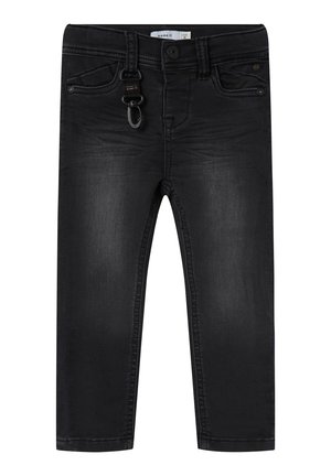 NMMTHEO DNMTHAYER NOOS - Slim fit jeans - black denim