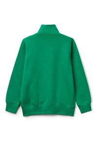 United Colors of Benetton Mikina na zip - green