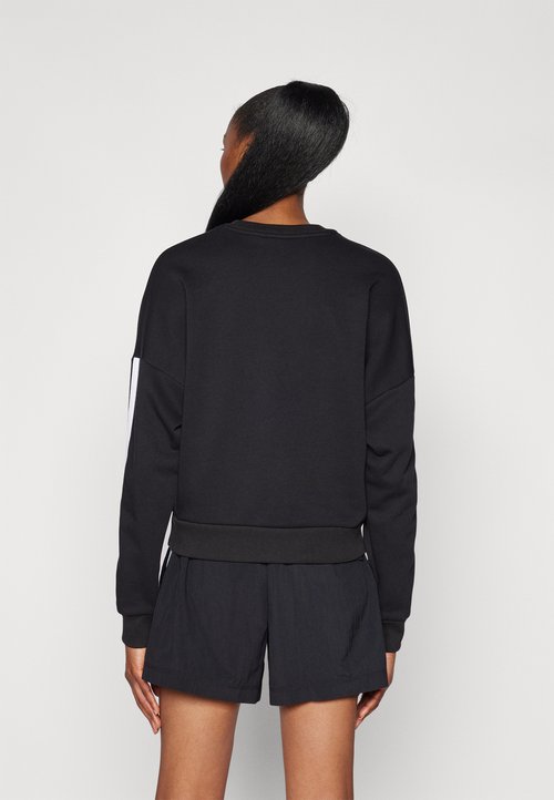 adidas Essentials 3-Stripes French Terry Sweatshirt 'Black White' (Women's) — foto 3