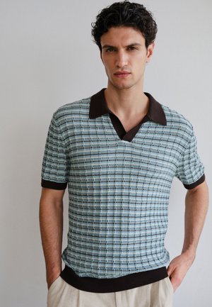 Next, Poloshirt - brown blue