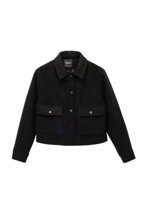 Koton, CROP BOXY - Giacca leggera - black