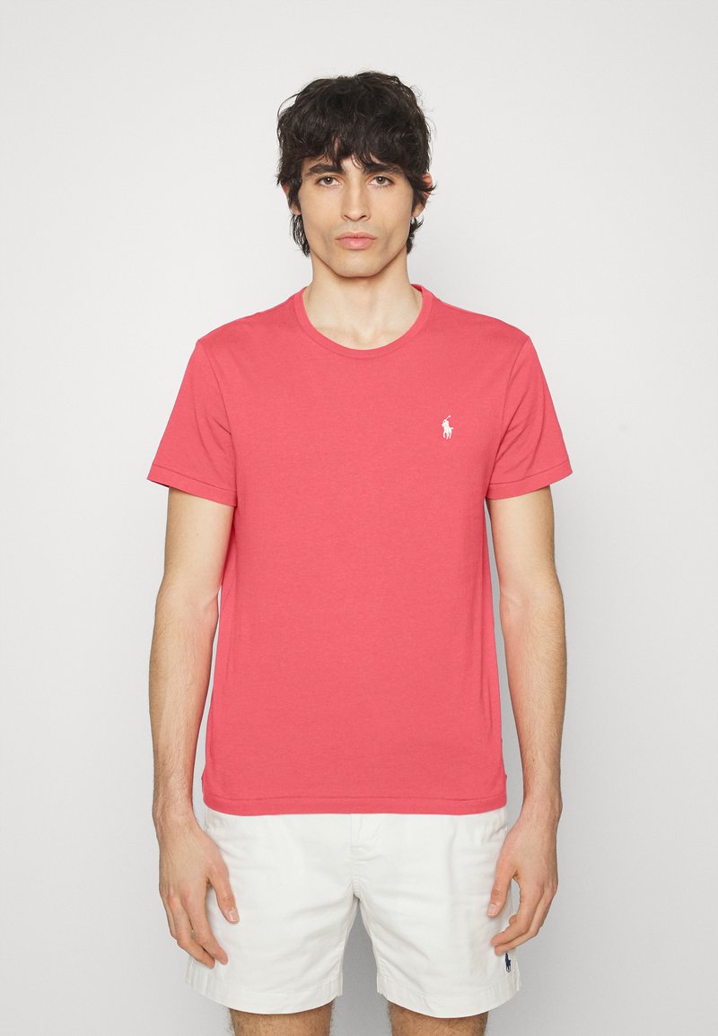 Polo Ralph Lauren CUSTOM SLIM FIT JERSEY CREWNECK T-SHIRT - T-shirt básica - hot pink