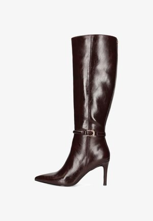 Mexx, MEXX HEELED HIGH BOOT VIVIANNE THEA HEELED HIGH BOOT - High heeled boots - burgundy red