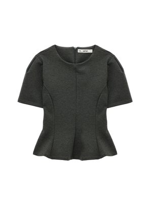 Koton, SHORT SLEEVE T-SHIRT. - Blusa - anthracite