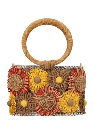 Handtasche - beige multicolor