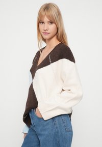 JJXX JXESME V NECK - Πουλόβερ - bracken