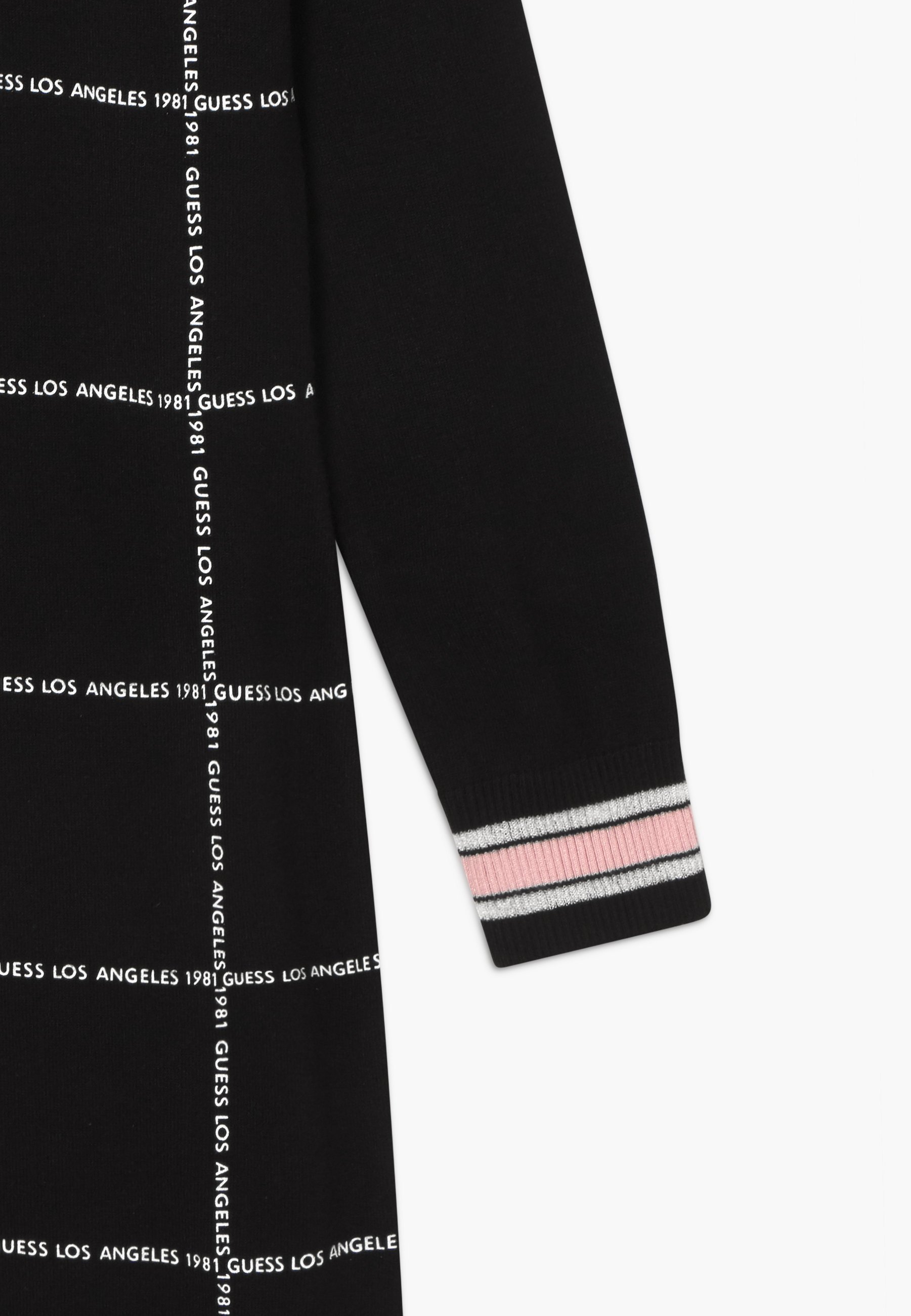 Guess JUNIOR Stickad klänning jet black Zalando.se Guess JUNIOR DRESS Stickad klänning jet black Zalando.se