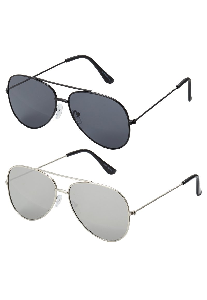 Herren Taschen & Koffer | Only & Sons SUNGLASSES 2 PACK Sonnenbrille black/silver-coloured/schwarz - WL71498 Herren Taschen & Koffer | Only & Sons SUNGLASSES 2 PACK Sonnenbrille black/silver-coloured/schwarz - WL71498