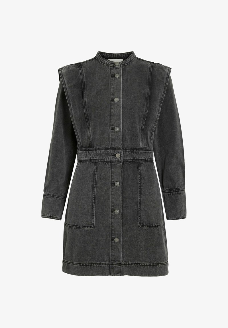 Edit Rojgo Rouge Edit Denim dress - meteorite/anthracite - Zalando.co.uk