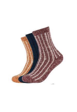 s.Oliver 3 PACK - Socken - syrah