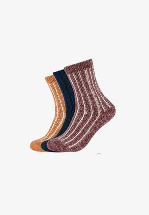 s.Oliver, 3 PACK - Socken - syrah