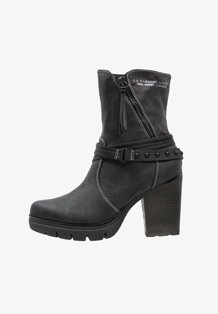 s.Oliver Bottines - dark grey