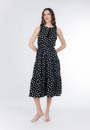 POLKA DOTS - Vestito casual - black