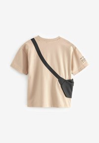 Next SHORT SLEEVE - Marškinėliai su spaudiniu - natural stone