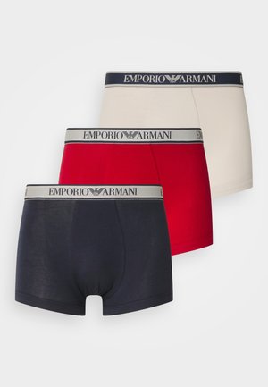 PARIGAMBA 3 PACK - Úzke boxerky - nude/marine/red