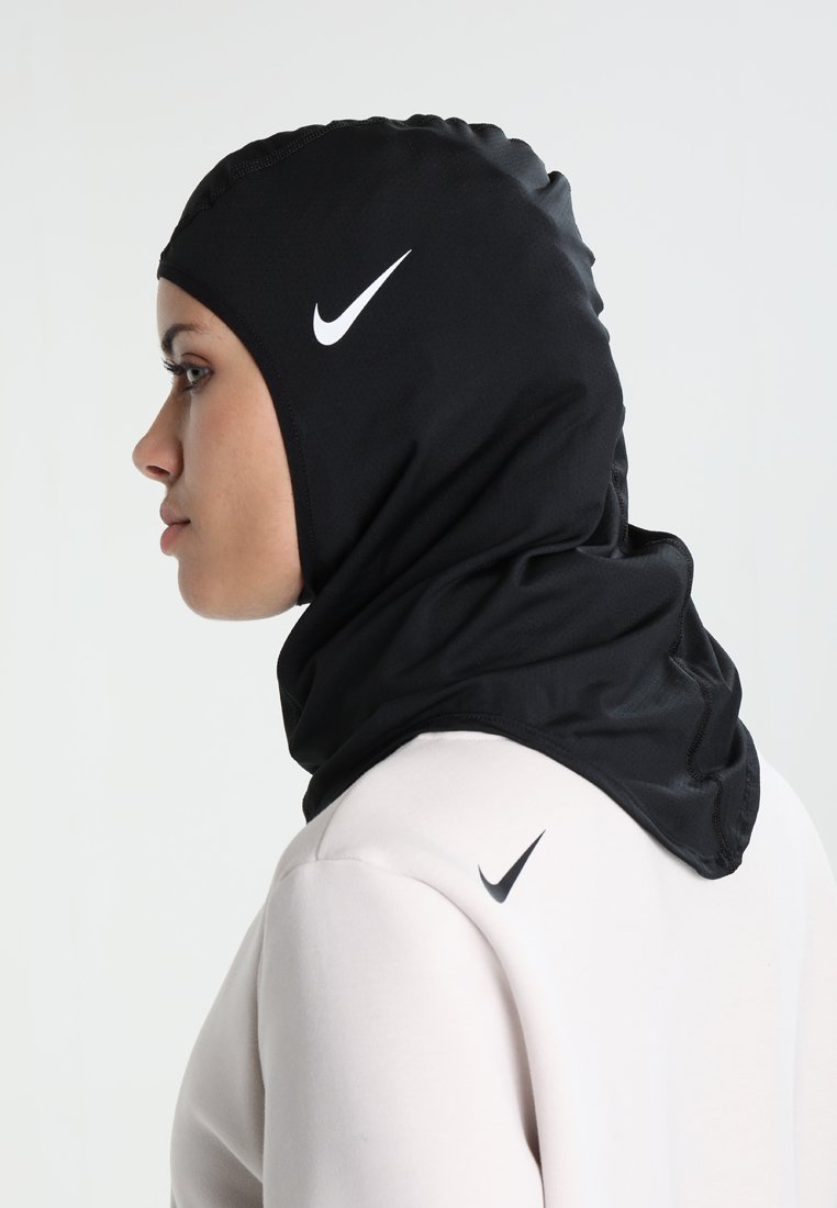 Nike Performance PRO HIJAB - Hoofdbedekking - black/white/Zwart - Zalando.nl