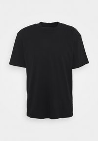 OVERSIZE BASIC UNISEX - Lihtne T-särk - black