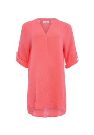 Zwillingsherz MUSSELIN  - Vestito casual - koralle