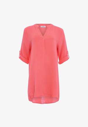 Zwillingsherz MUSSELIN - Robe de jour - koralle
