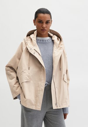 MIT KAPUZE  - Veste légère - linen beige