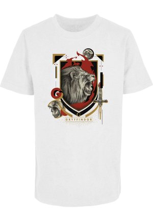 HARRY POTTER - GRYFFINDOR SHIELD - Print T-shirt - white