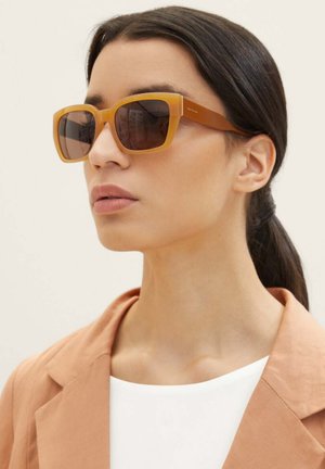 TOM TAILOR, Occhiali da sole - orange/milky hl/gold matt