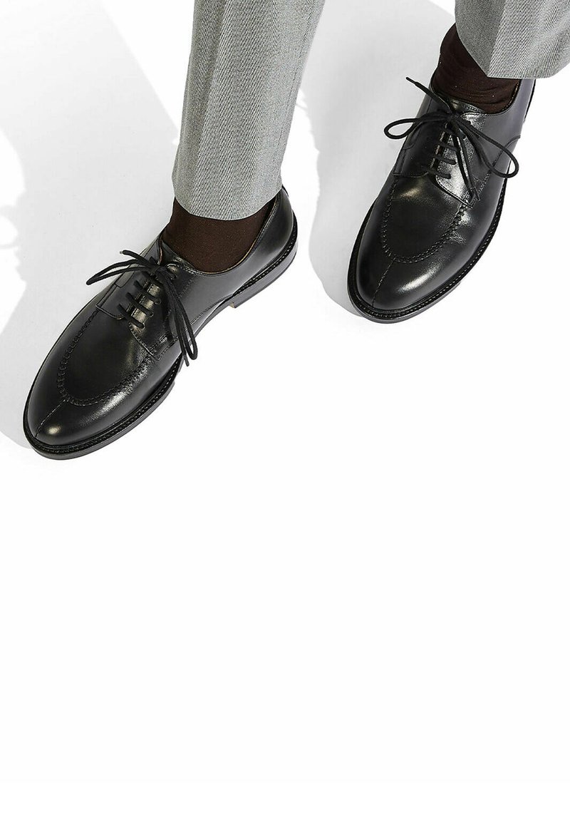 Scarosso CHUCK - Elegantna obuća s vezicama - black calf