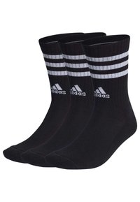 adidas Performance - UNISEX 3 PACK - Sporta zeķes - black   white Miniatūras attēls 1