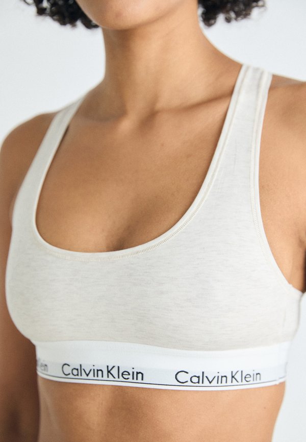 UNLINED BRALETTE ICON COTTON MODAL - Bustier - oatmeal heather2