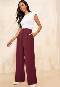 Friends Like These WIDE LEG SMART - Kalhoty - red