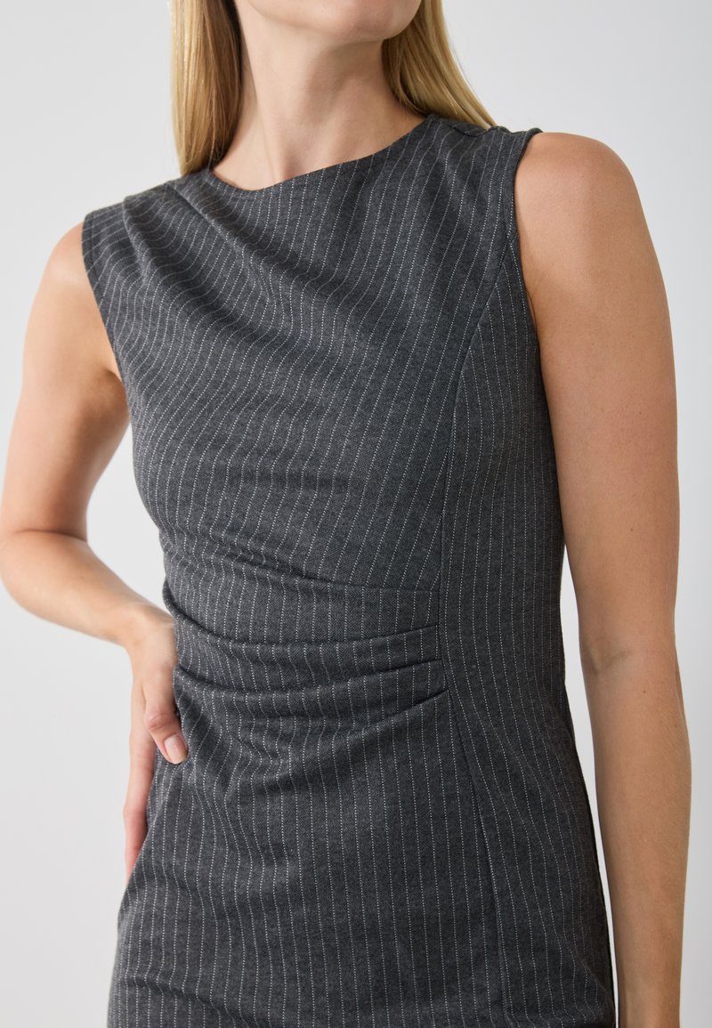 sachin and babi light blue dress Quiz Grey Ruched Bodycon Mini Dress
