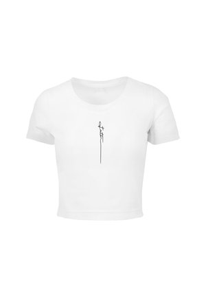 Merchcode, FAITH CROPPED  - T-shirts print - white