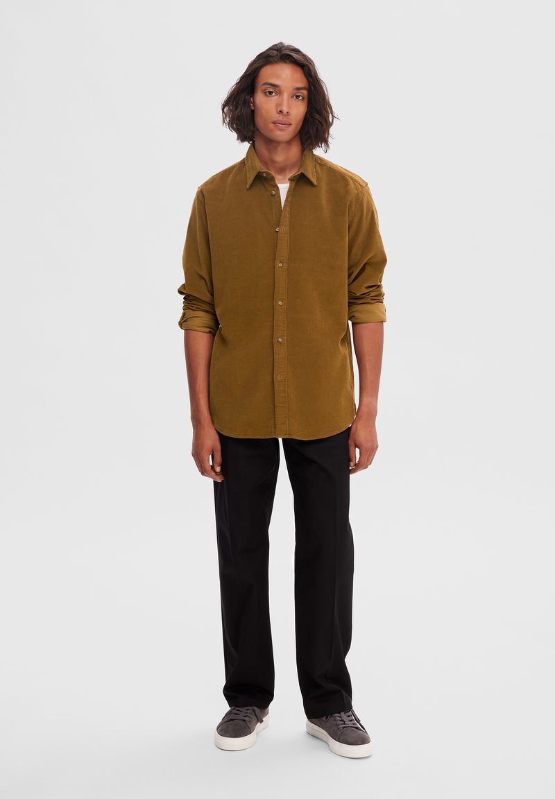 Selected Homme SLHREGOWEN SHIRT - Ing - butternut