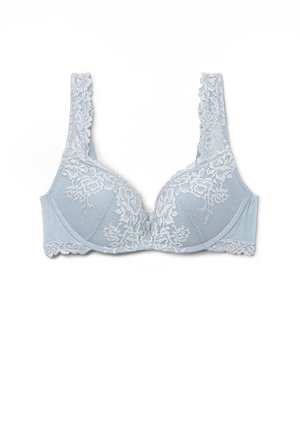 Intimissimi, PRETTY FLOWERS GIOIA SUPER PUSH-UP - Push-up podprsenka - light blue