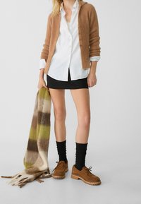 Stradivarius Chaqueta de punto - dark brown