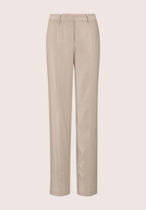 MADELEINE, WEITE BÜGELFALTEN - Stoffhose - berber