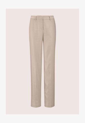 MADELEINE, WEITE BÜGELFALTEN - Stoffhose - berber
